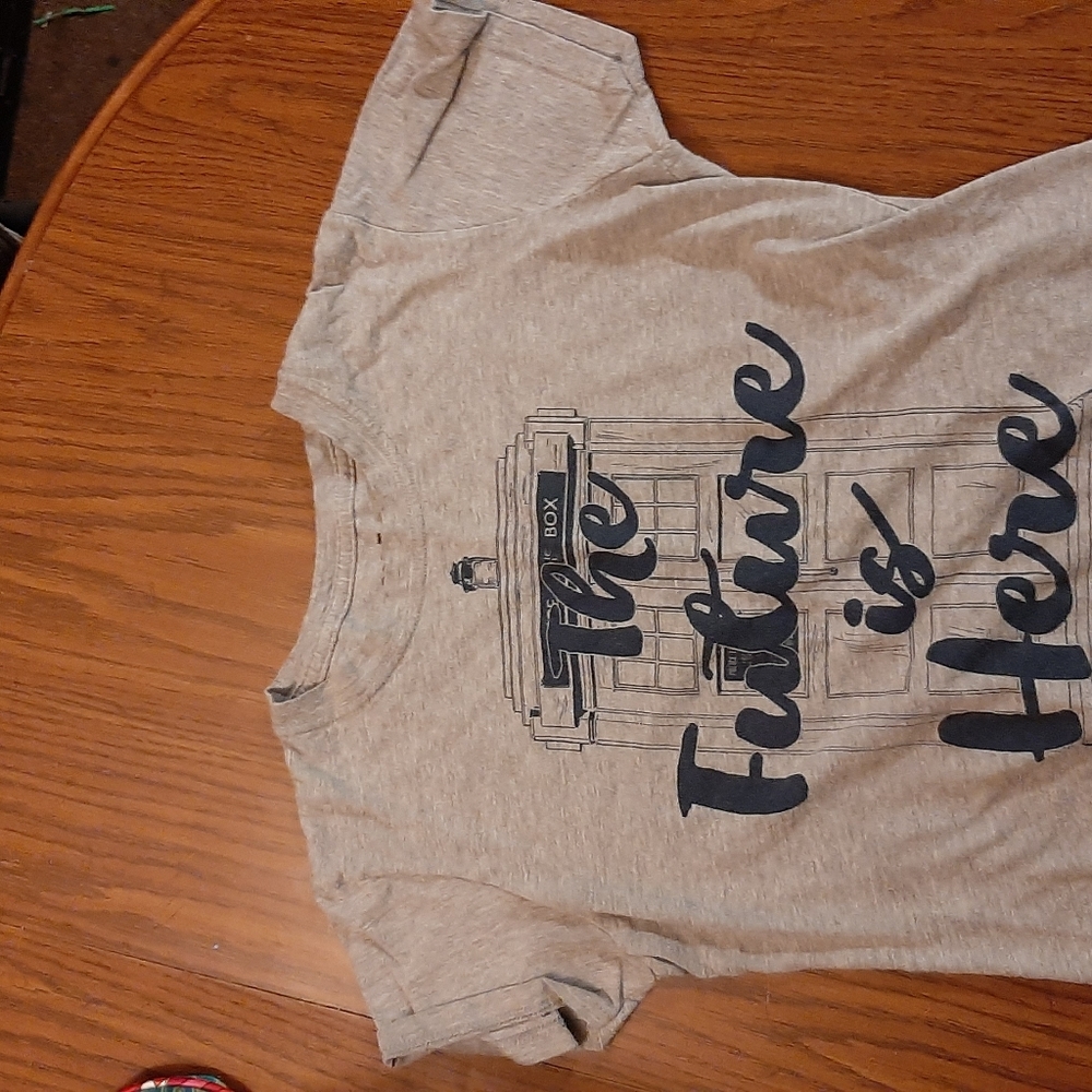 Womens Dr.Who tee shirt sz L